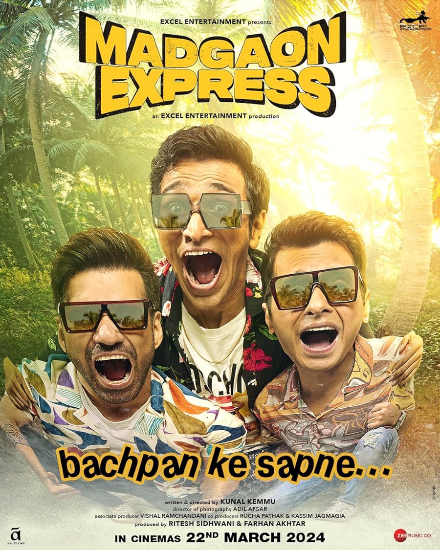 فیلم هندی Madgaon Express 2024 مادگان اکسپرس [ دانلود و تماشای آنلاین ] رایگان